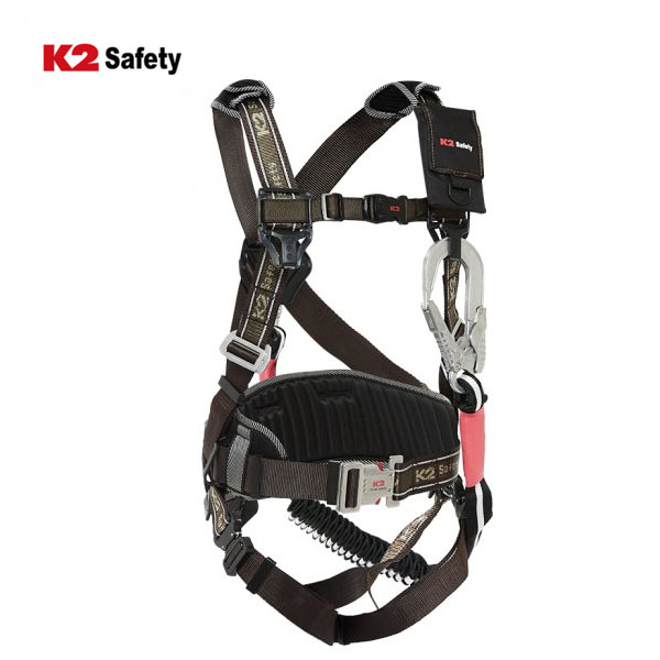 K2 안전그네 KB-9203 Y 일체형죔줄 (싱글) (옵션선택)