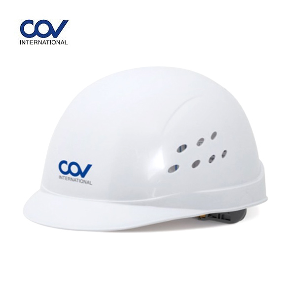 COV 경작업용 안전모 백색