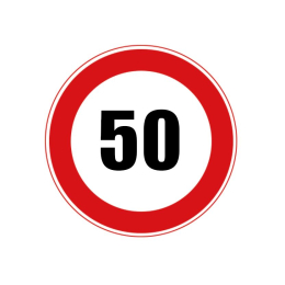 교통 표지판 - 속도 제한 (옵션선택)