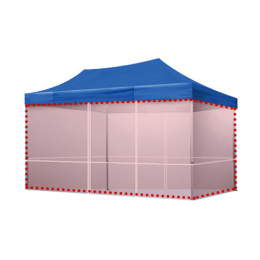 캐노피 바람막이 (전체투명) (옵션선택)