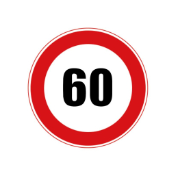 교통 표지판 - 속도 제한 (옵션선택)