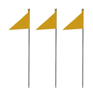 측량 깃발 황색