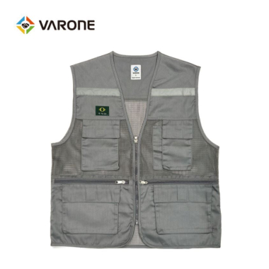 T/C 망사 조끼 회색 (옵션선택)