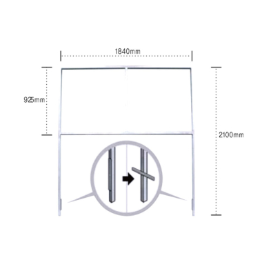 간판틀 매립형 180 x 90