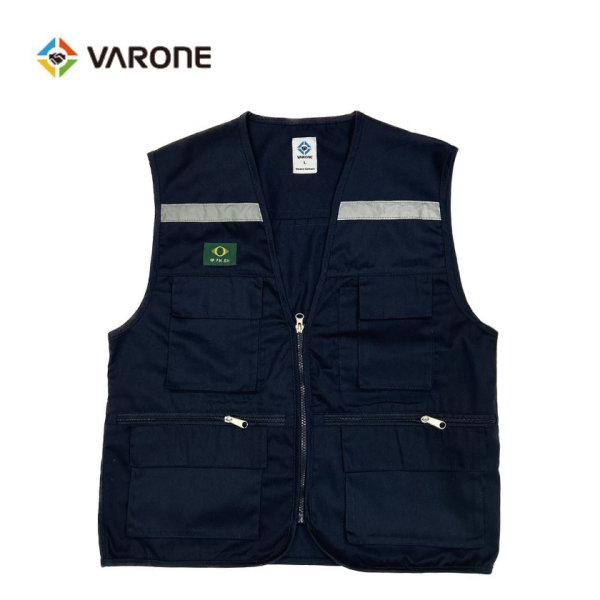 T/C 망사 조끼 곤색 (옵션선택)