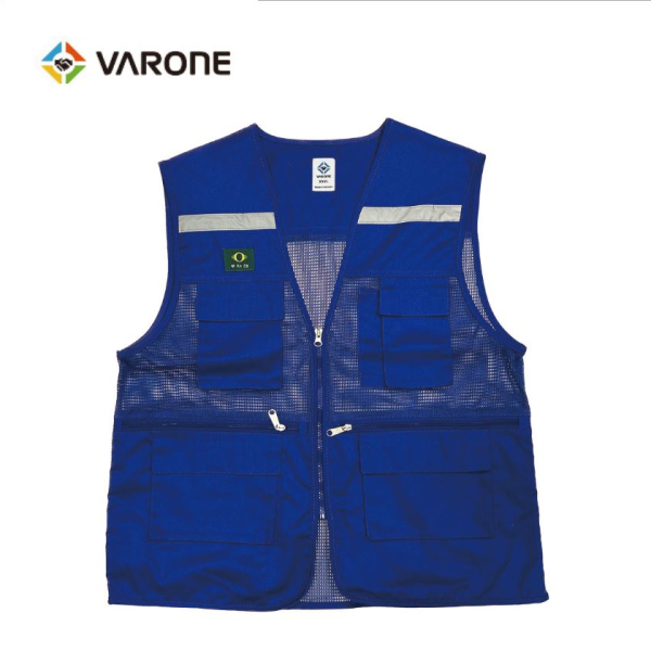 T/C 망사 조끼 청색 (옵션선택)