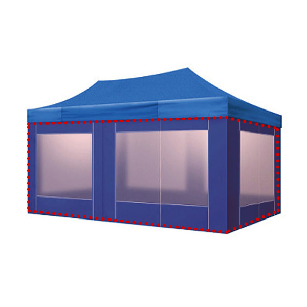 캐노피 바람막이 (반투명) 고급형 (옵션선택)